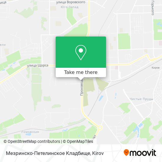 Мезринско-Петелинское Кладбище map