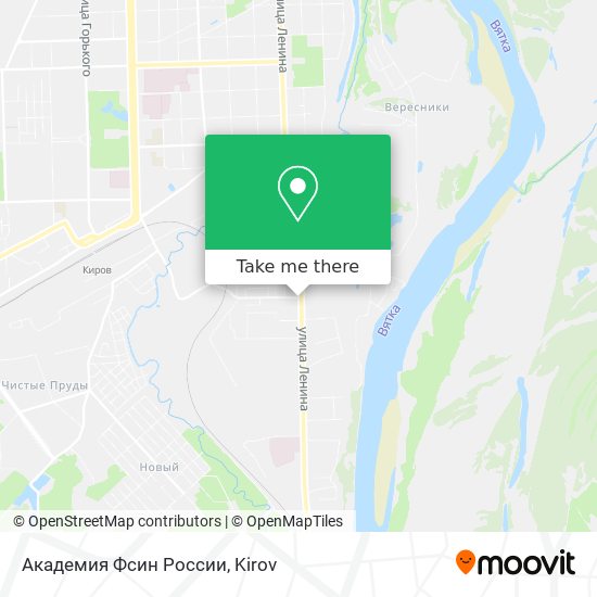 Академия Фсин России map