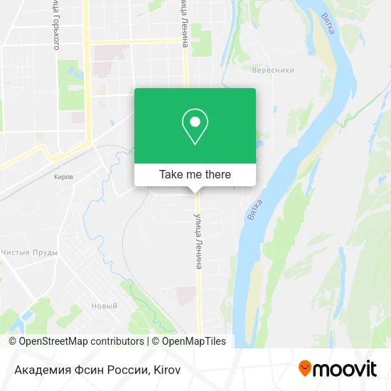 Академия Фсин России map