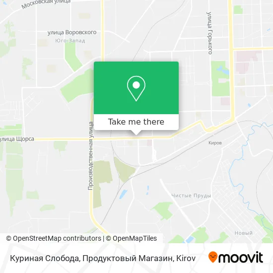 Куриная Слобода, Продуктовый Магазин map