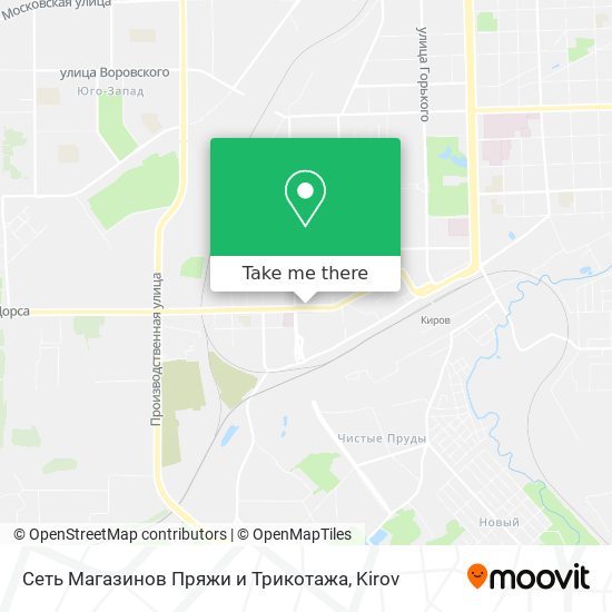 Сеть Магазинов Пряжи и Трикотажа map