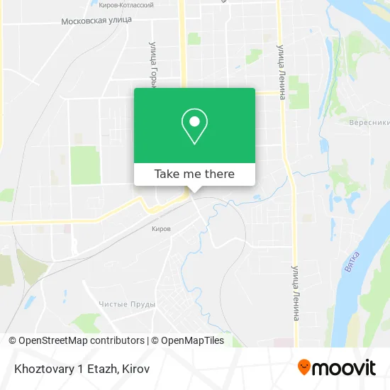 Khoztovary 1 Etazh map