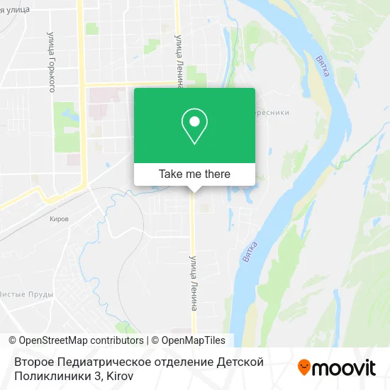 Второе Педиатрическое отделение Детской Поликлиники 3 map