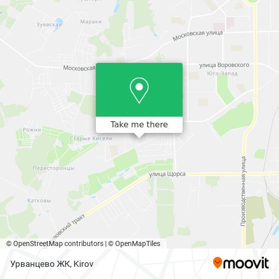 Урванцево ЖК map