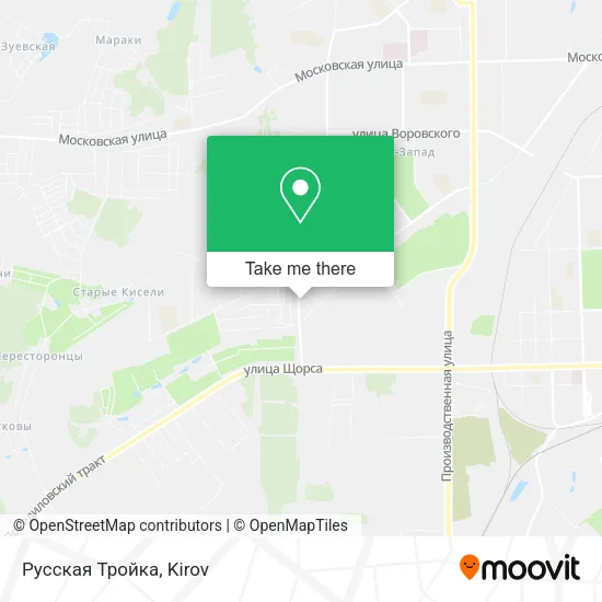 Русская Тройка map