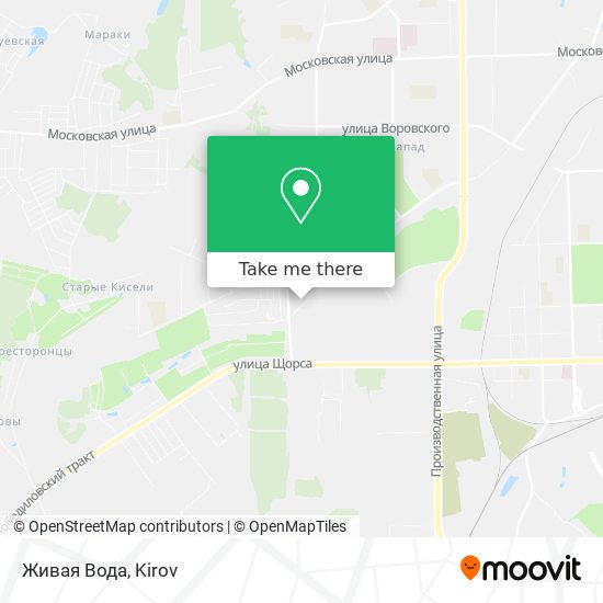 Живая Вода map