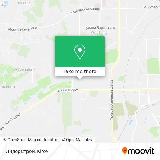 ЛидерСтрой map