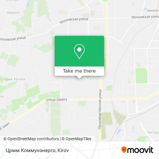 Црмм Коммунэнерго map