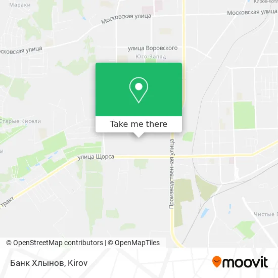 Банк Хлынов map