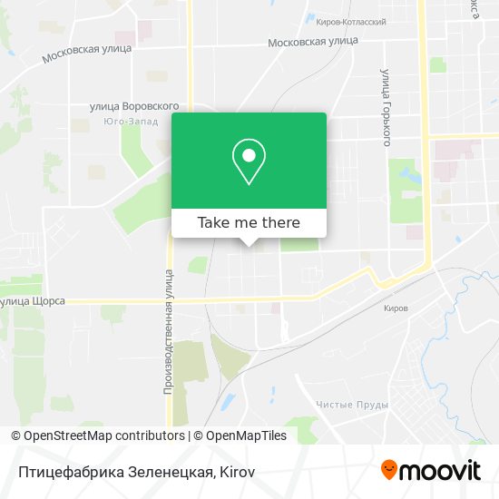 Птицефабрика Зеленецкая map