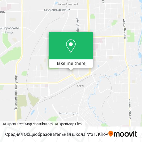 Средняя Общеобразовательная школа №31 map