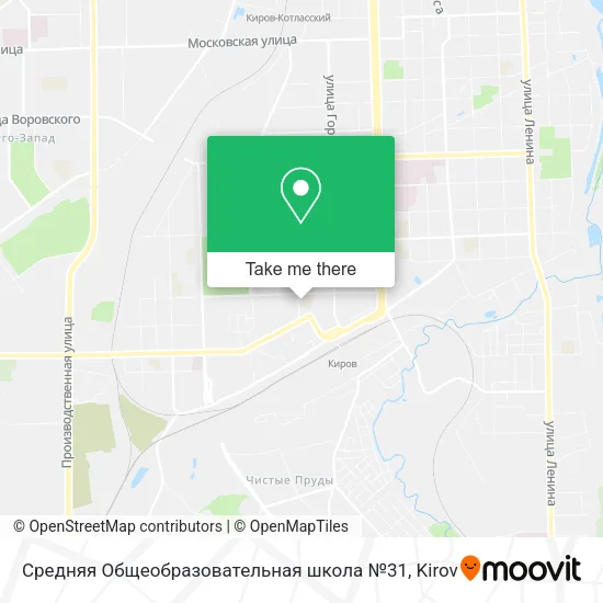 Средняя Общеобразовательная школа №31 map