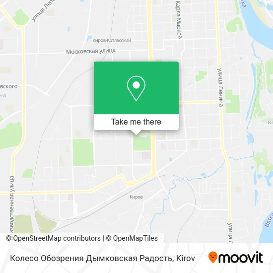 Колесо Обозрения Дымковская Радость map