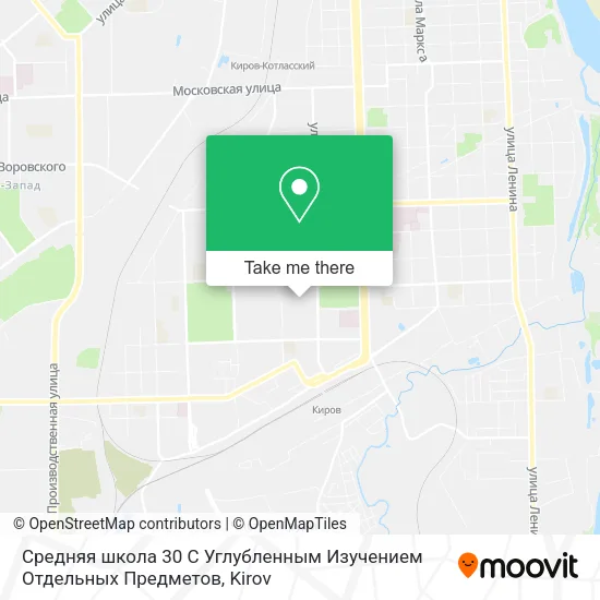 Средняя школа 30 С Углубленным Изучением Отдельных Предметов map