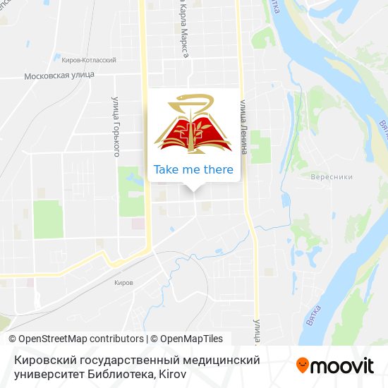 Кировский государственный медицинский университет Библиотека map