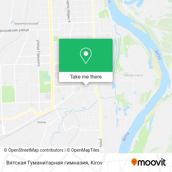 Вятская Гуманитарная гимназия map
