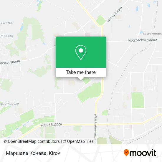 Маршала Конева map