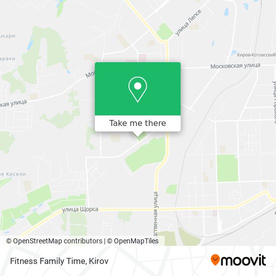 Fitness Family Time map