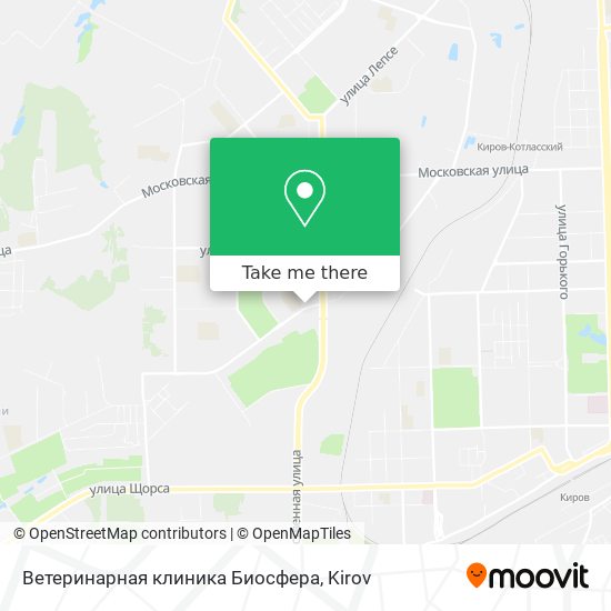 Ветеринарная клиника Биосфера map