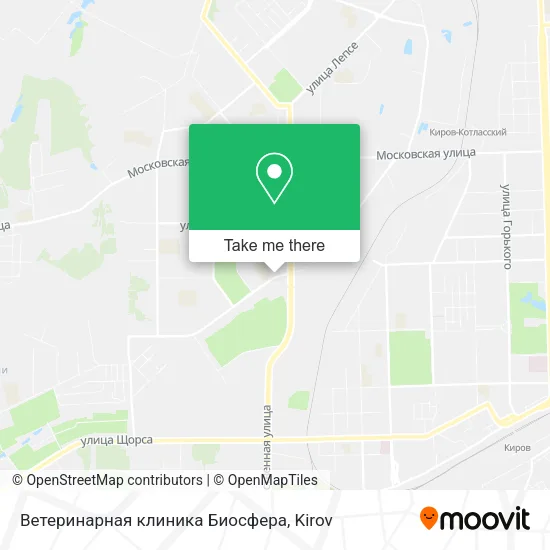 Ветеринарная клиника Биосфера map