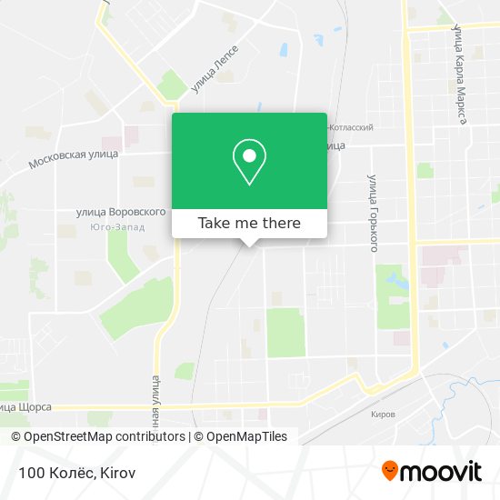 100 Колёс map