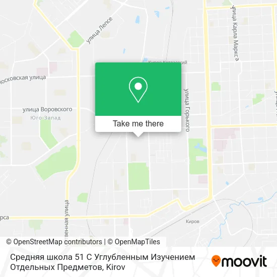 Средняя школа 51 С Углубленным Изучением Отдельных Предметов map