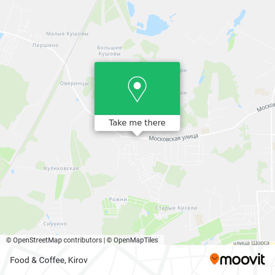Food & Coffee map