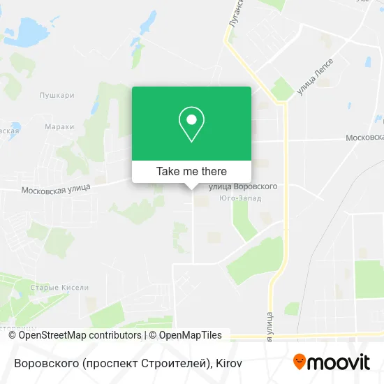 Воровского (проспект Строителей) map