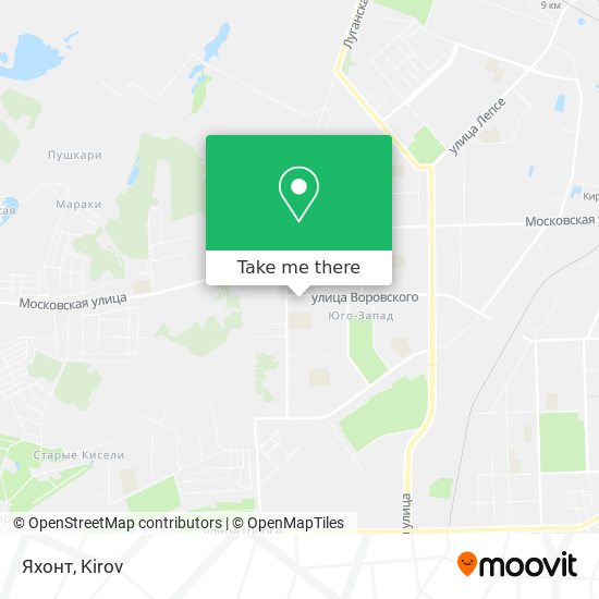 Яхонт map
