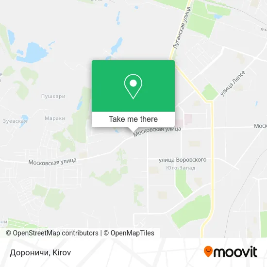 Дороничи map