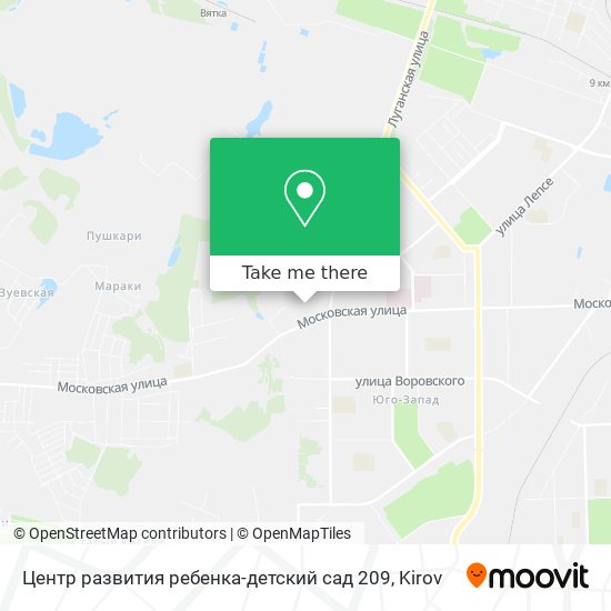 Центр развития ребенка-детский сад 209 map