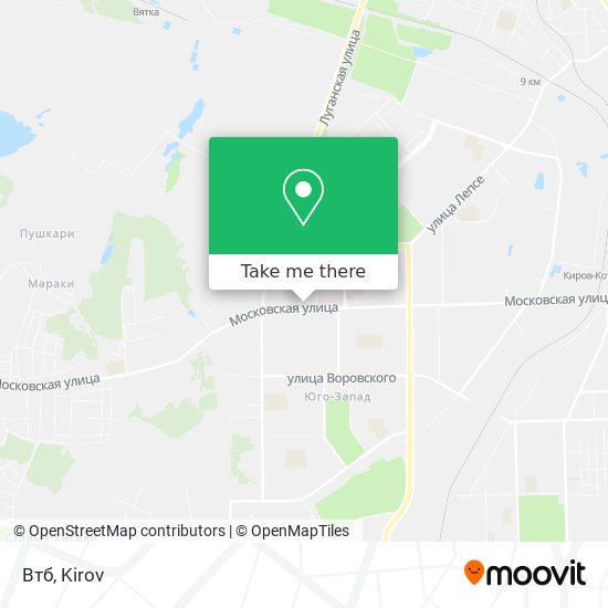 Втб map