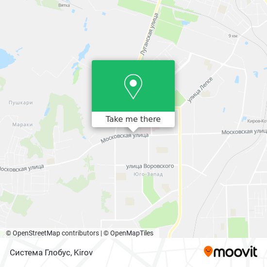 Система Глобус map