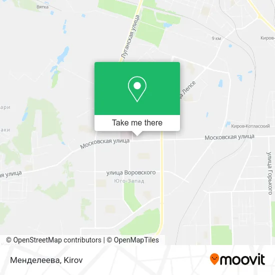 Менделеева map