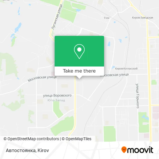 Автостоянка map