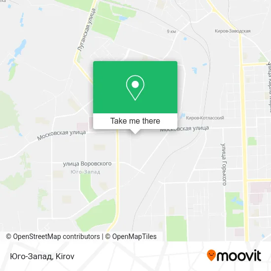 Юго-Запад map