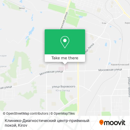 Клинико-Диагностический центр-приёмный покой map