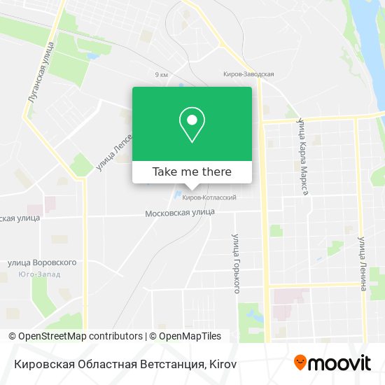Кировская Областная Ветстанция map