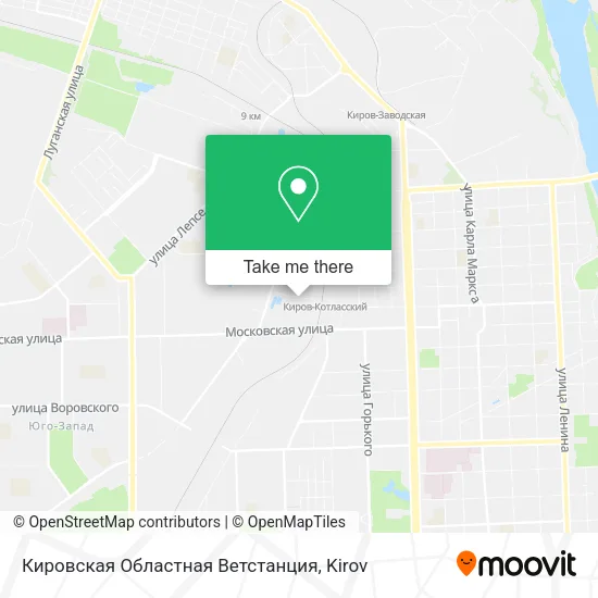 Кировская Областная Ветстанция map
