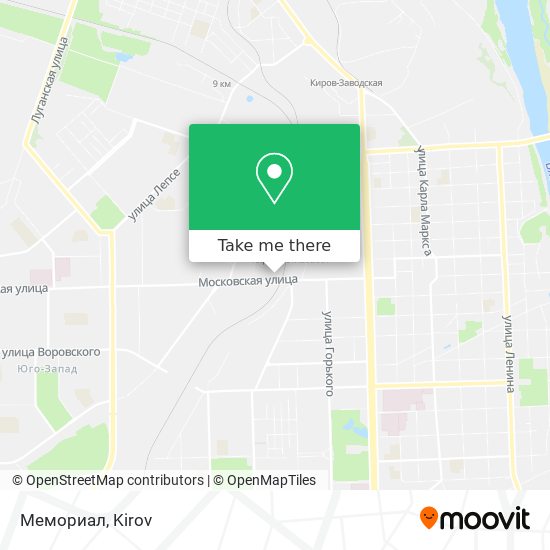 Мемориал map