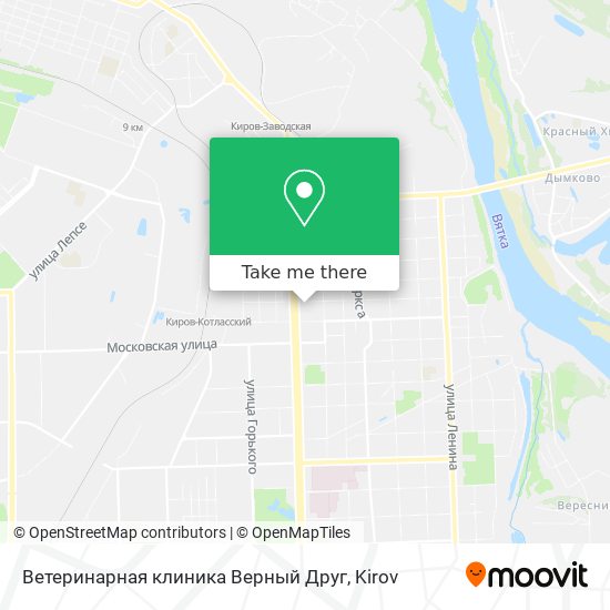 Ветеринарная клиника Верный Друг map