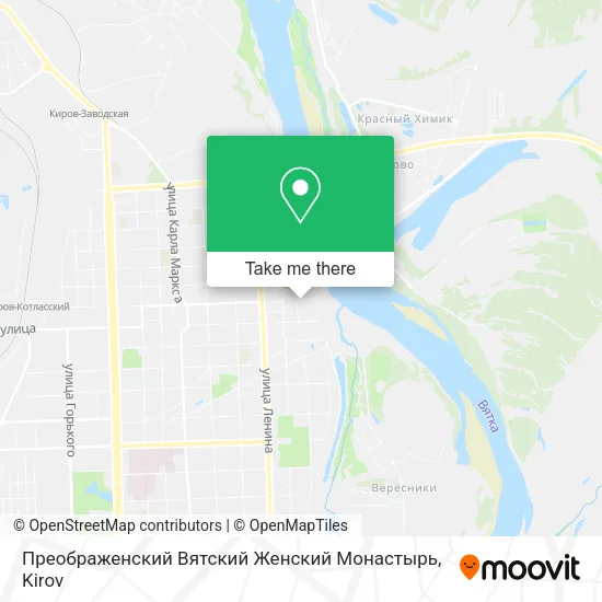 Преображенский Вятский Женский Монастырь map