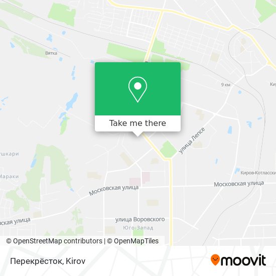 Перекрёсток map