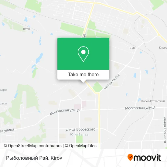 Рыболовный Рай map