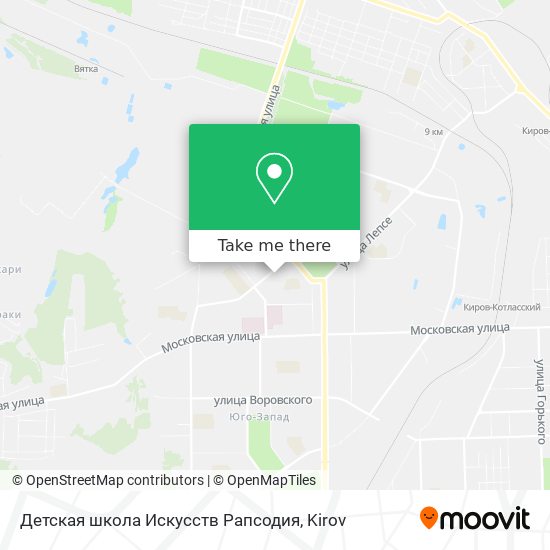 Детская школа Искусств Рапсодия map