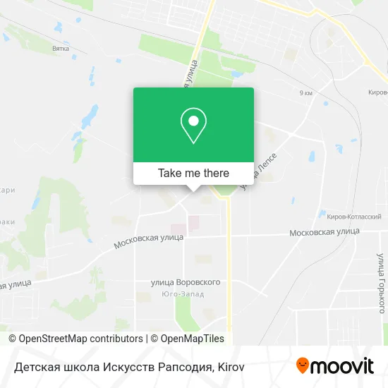 Детская школа Искусств Рапсодия map