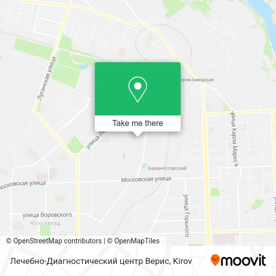 Лечебно-Диагностический центр Верис map