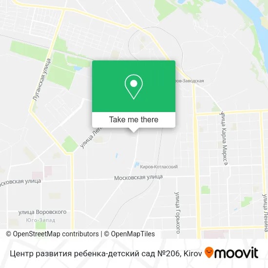 Центр развития ребенка-детский сад №206 map
