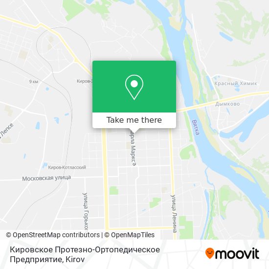 Кировское Протезно-Ортопедическое Предприятие map