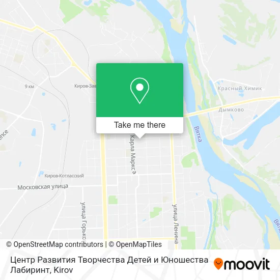 Центр Развития Творчества Детей и Юношества Лабиринт map